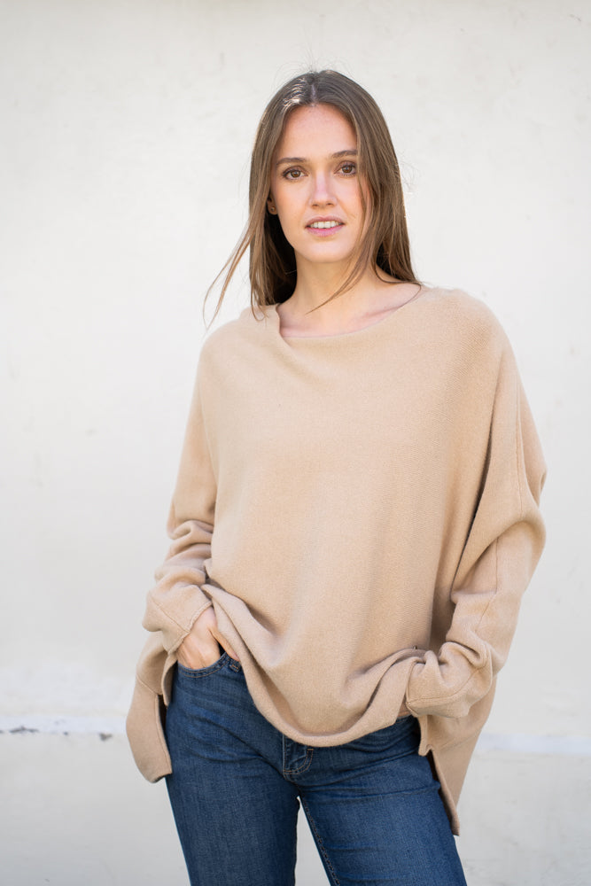 Sweater Bott Camel Básico