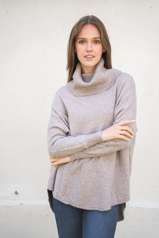 Sweater Donik Taupe Viscosa