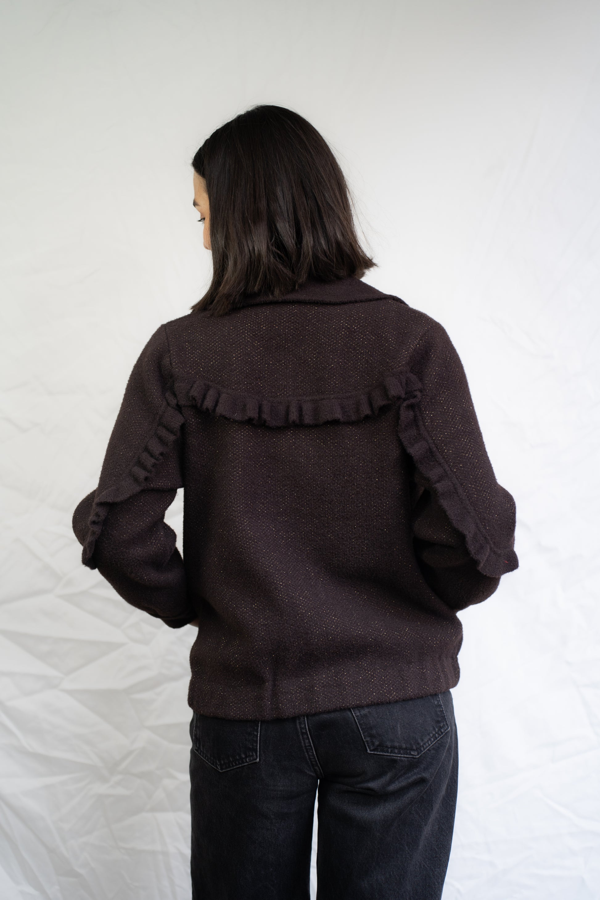 Chaqueta Moni Choco Brillos