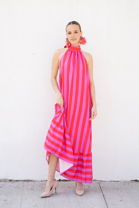 Vestido Largo Eless Magenta