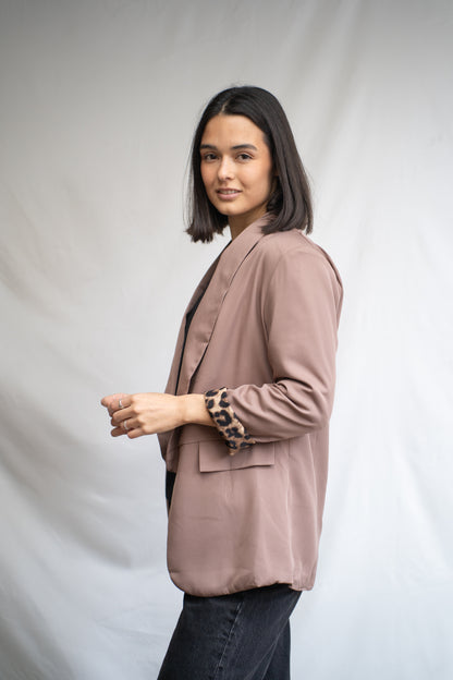 Blazer Dual Choco Print