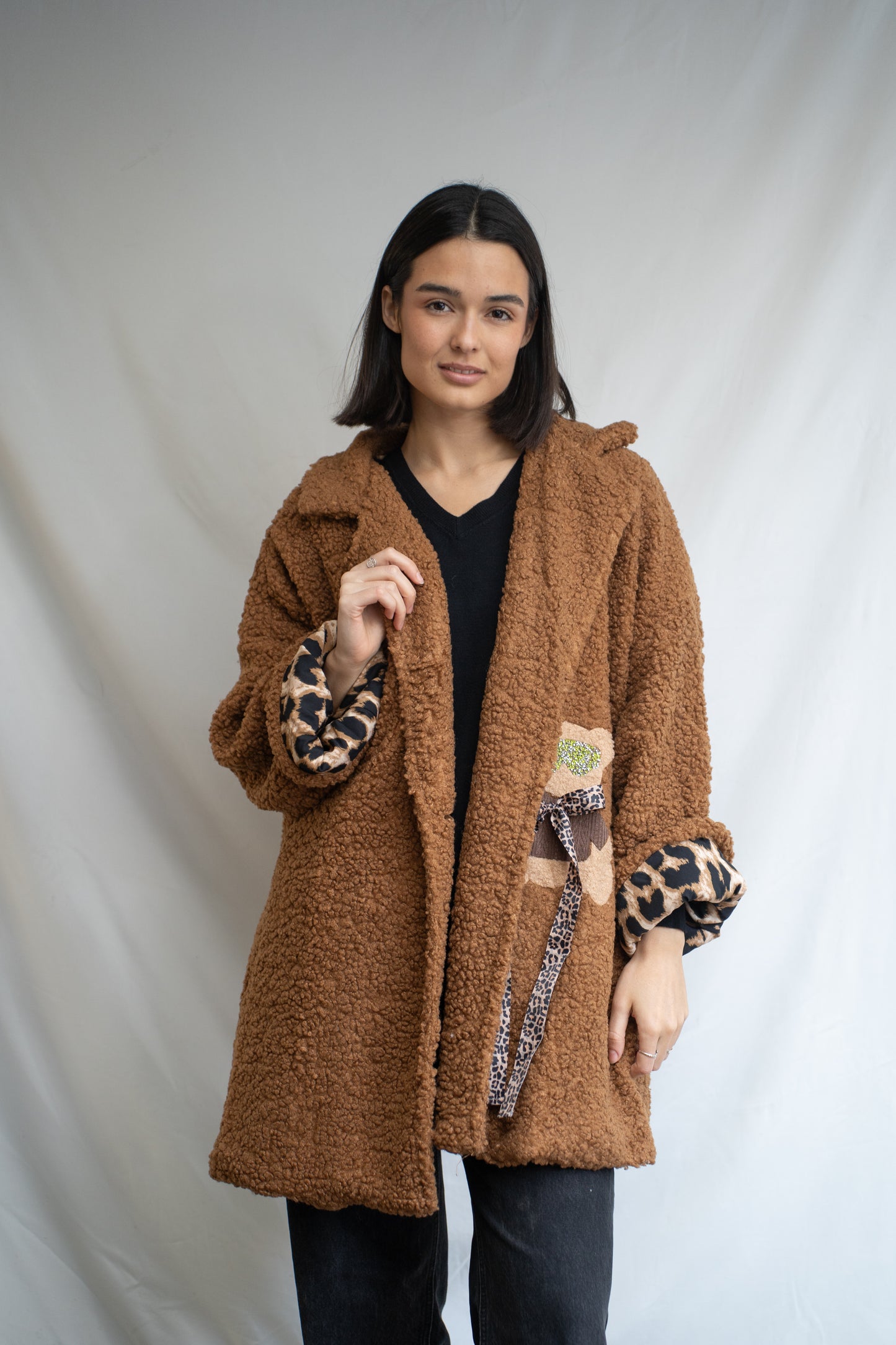 Abrigo Cordero Marlu Camel