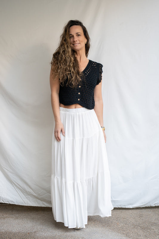 Falda Larga Suny Blanca