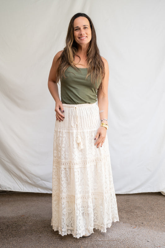 Falda Romi Beige