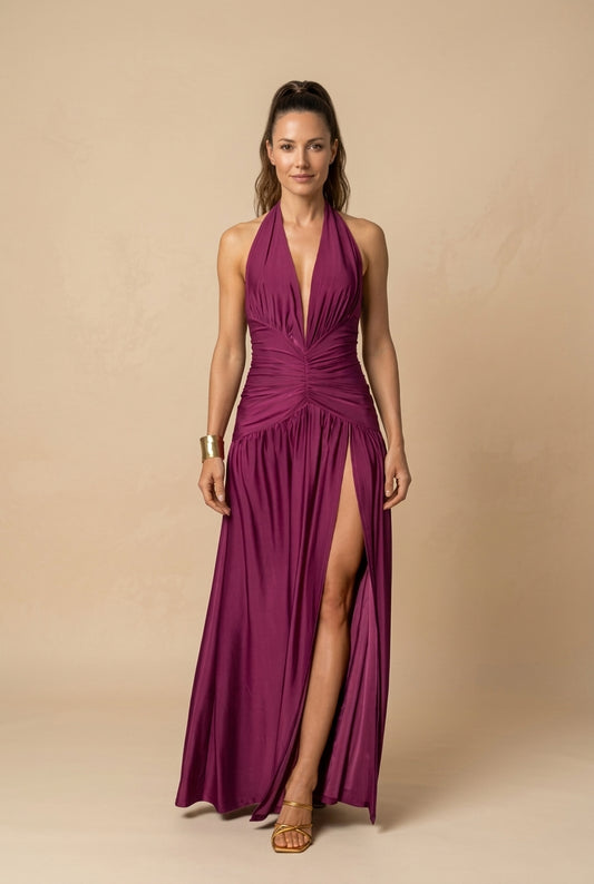 Vestido WOW Burdeo