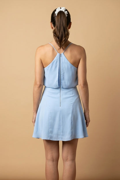 Vestido Kipu Celeste