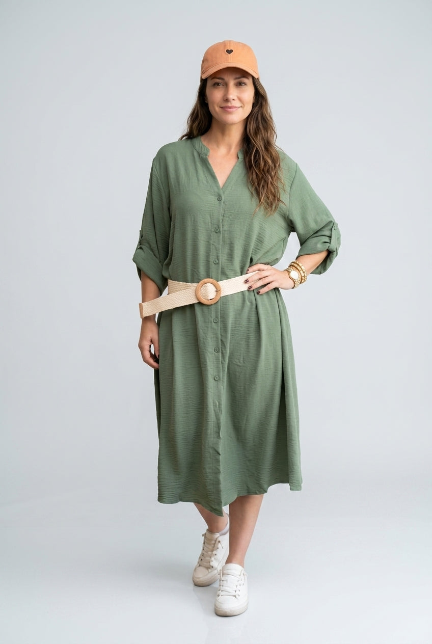 Vestido Largo Gaby Verde