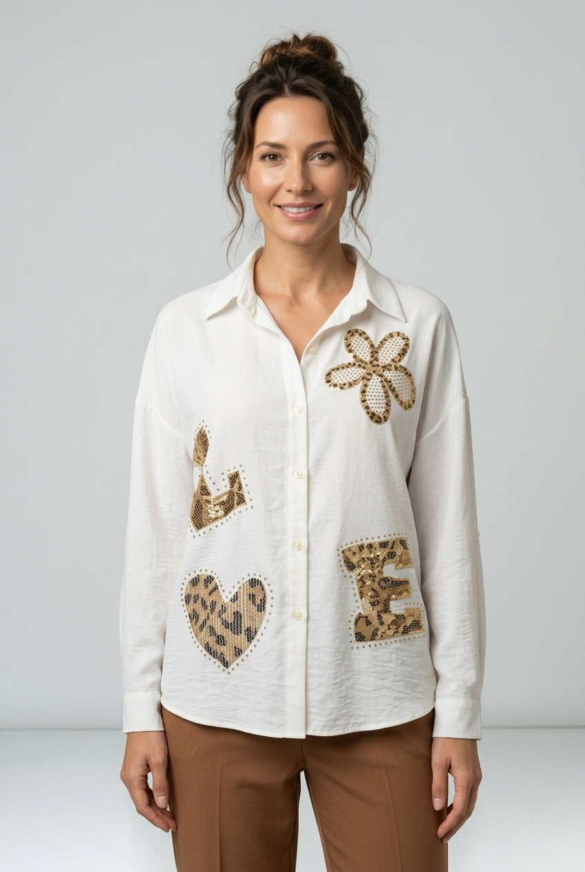Blusa Amor Blanco
