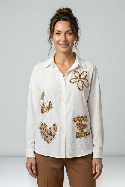 Blusa Amor Blanco