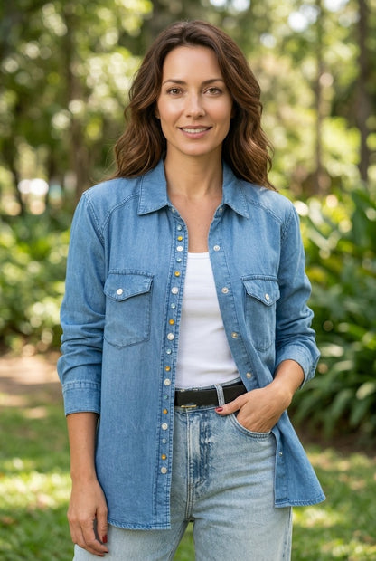 Blusa Gloria Tencel