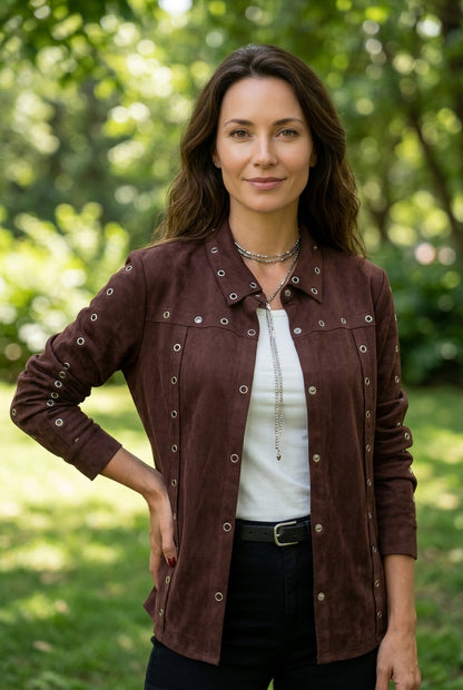 Chaqueta tipo sobrecamisa Mussa