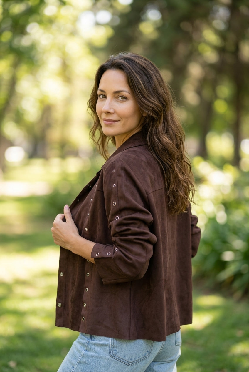 Chaqueta tipo sobrecamisa Mussa