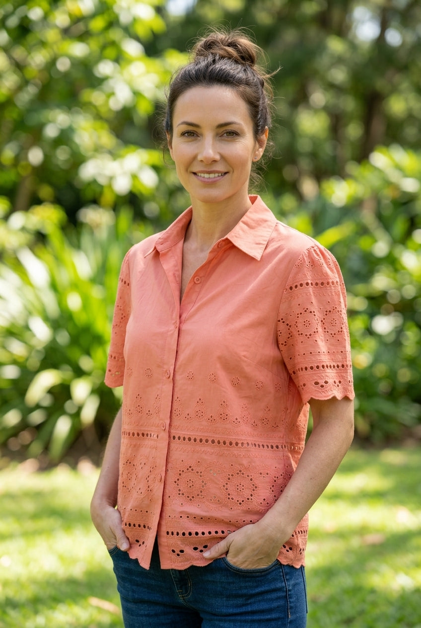 Blusa Broderie