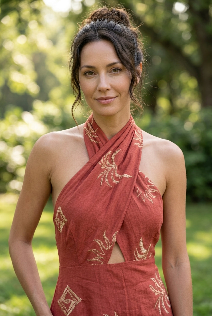 Vestido Ramada Rojo