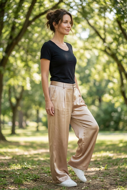 Pantalon Tina Dorado