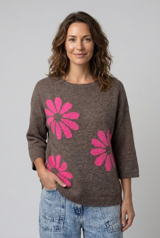 Sweater Marga  Burdeo