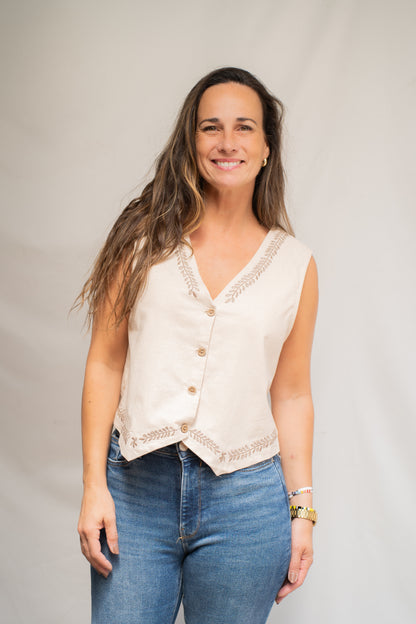Gillet Indi Beige