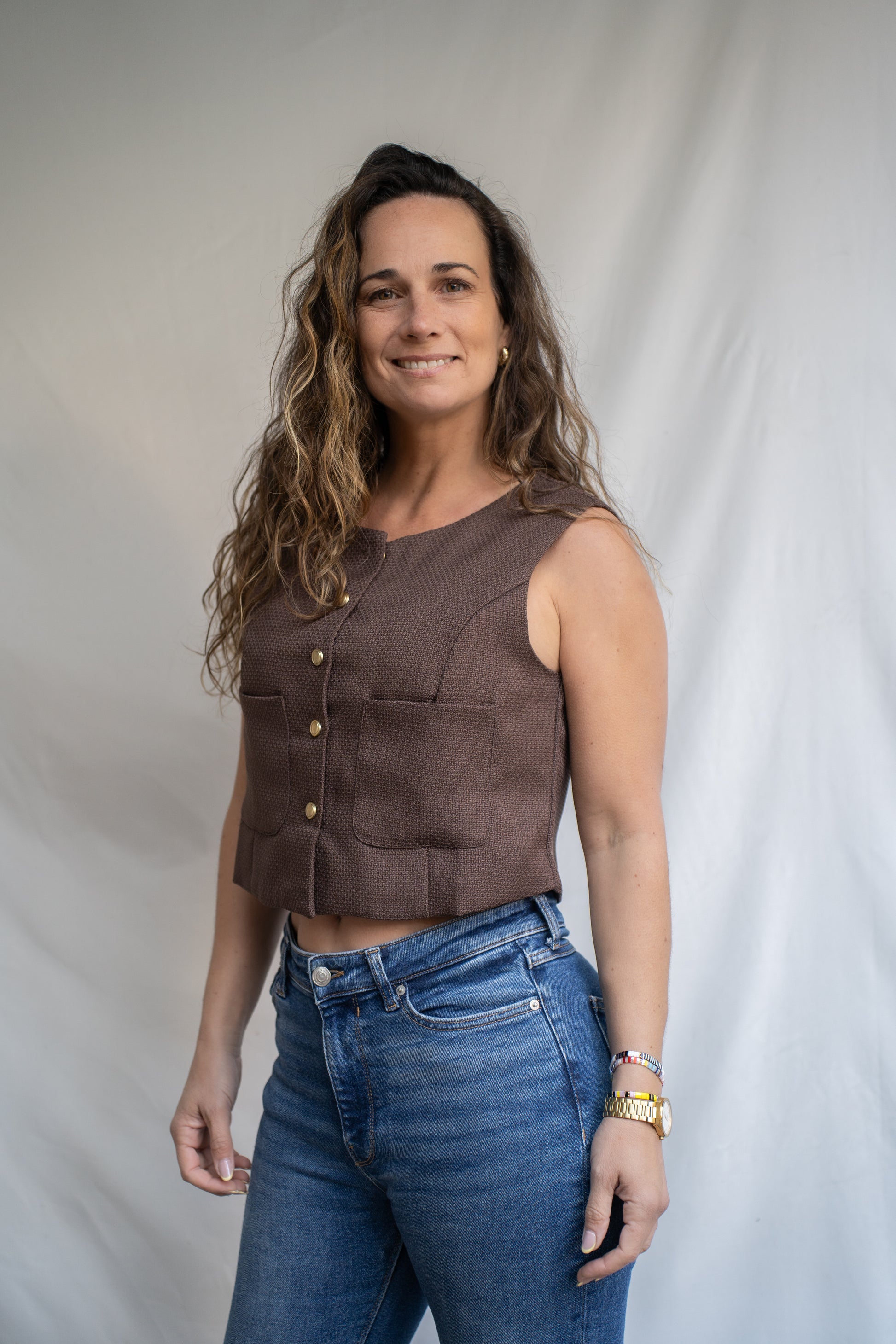Gillet Live Choco Textura