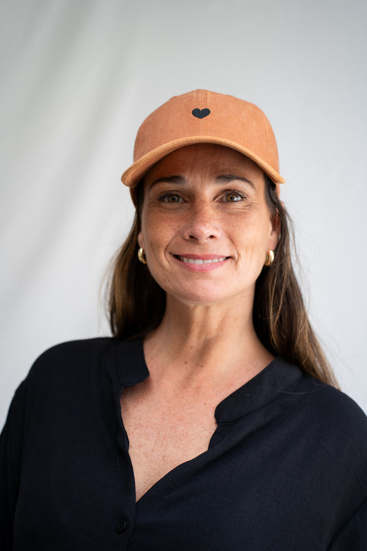 Gorro Heart Camel