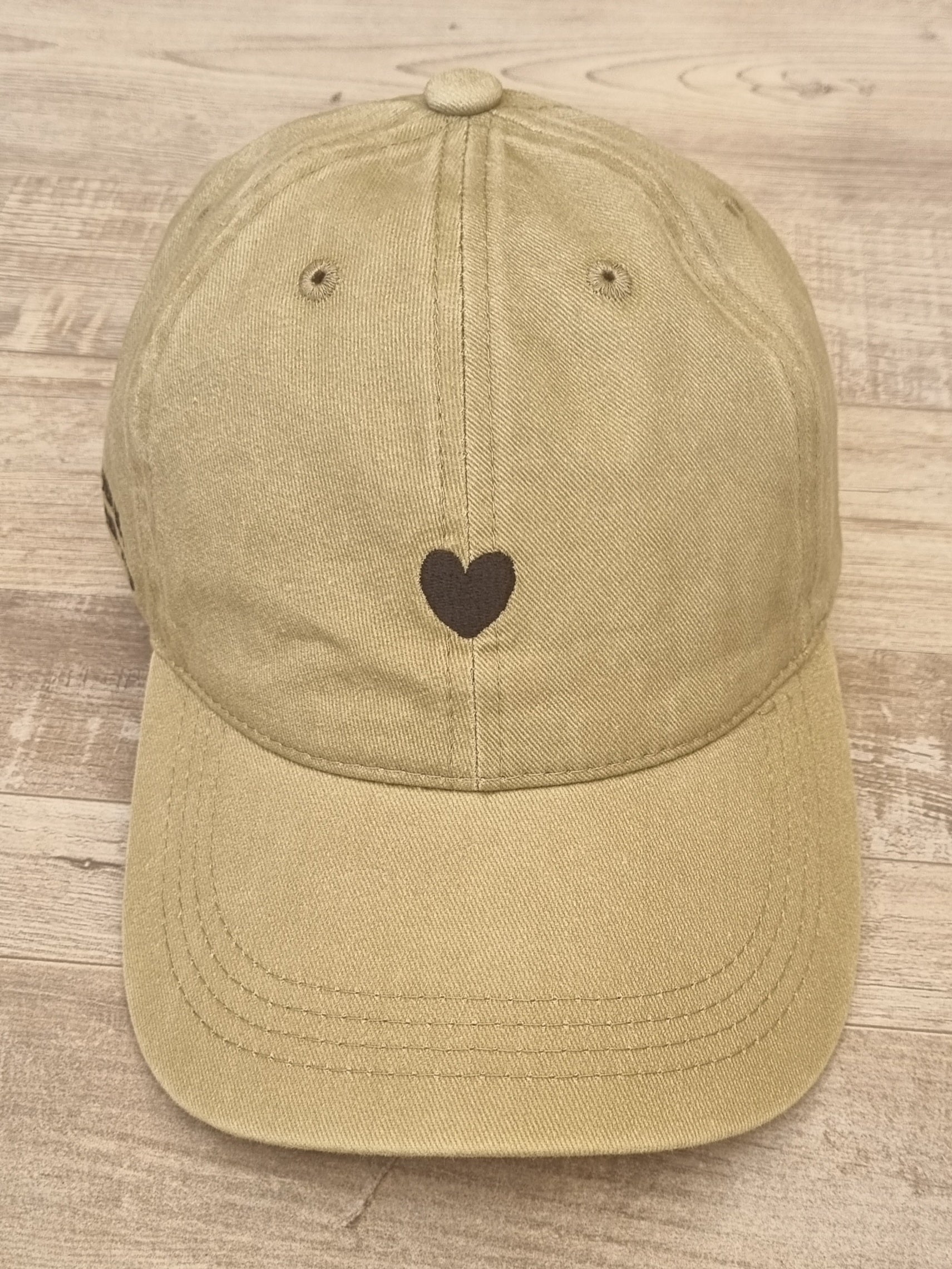 Gorro Heart verde militar claro