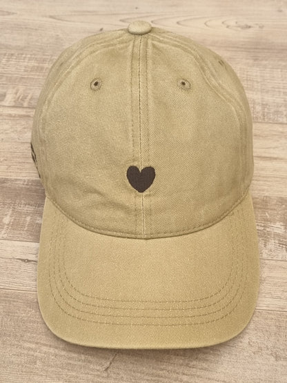 Gorro Heart verde militar claro