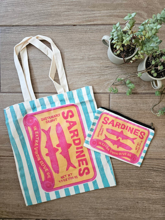 Pack Bolso + estuche Pack Sardi Cyan