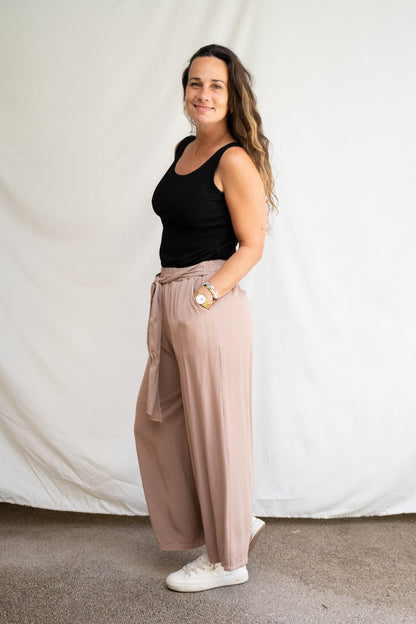 Pallazo Lazo Beige oscuro