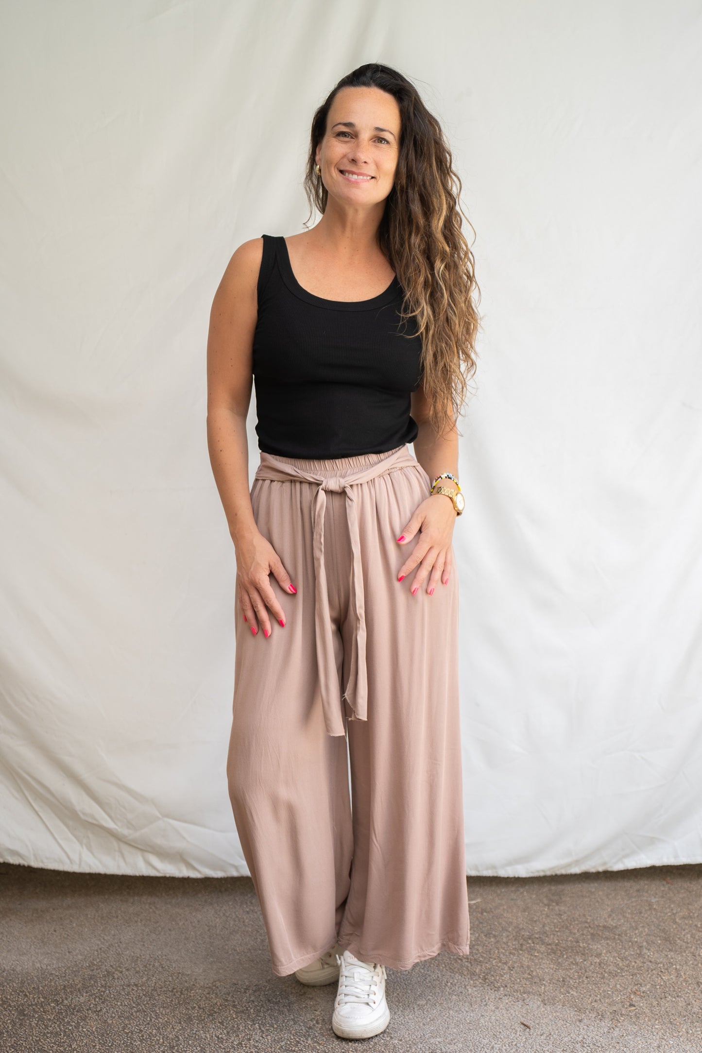 Pallazo Lazo Beige oscuro