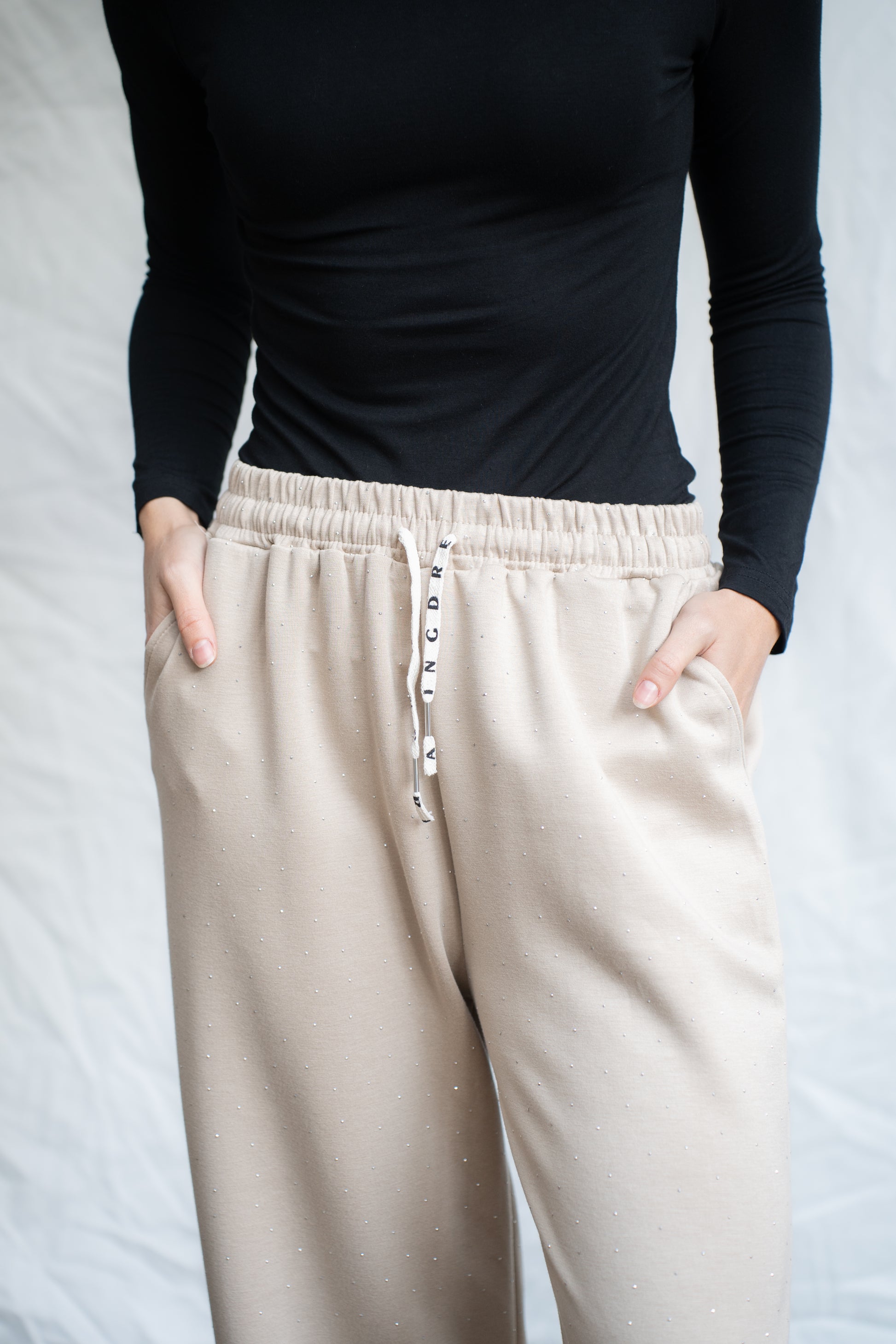 Pantalón Filla Beige Brillos-Pantalón-Picaflor