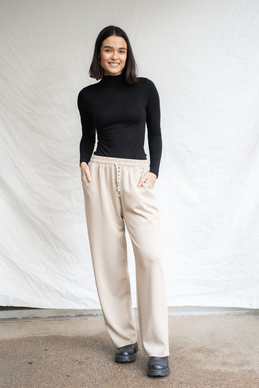 Pantalón Filla Beige Brillos-Pantalón-Picaflor