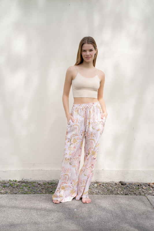 Pantalon Suyu Rosa Estampado