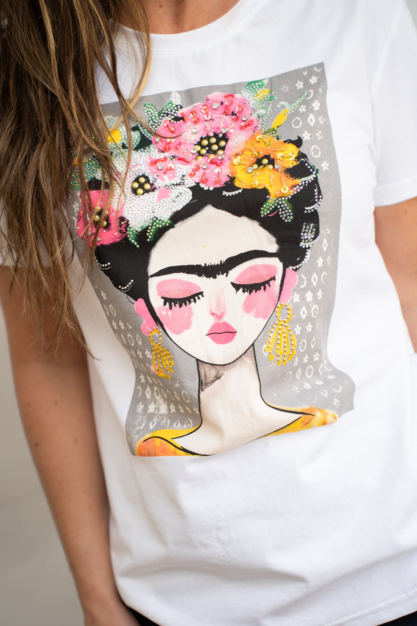 Polera Frida Blanca