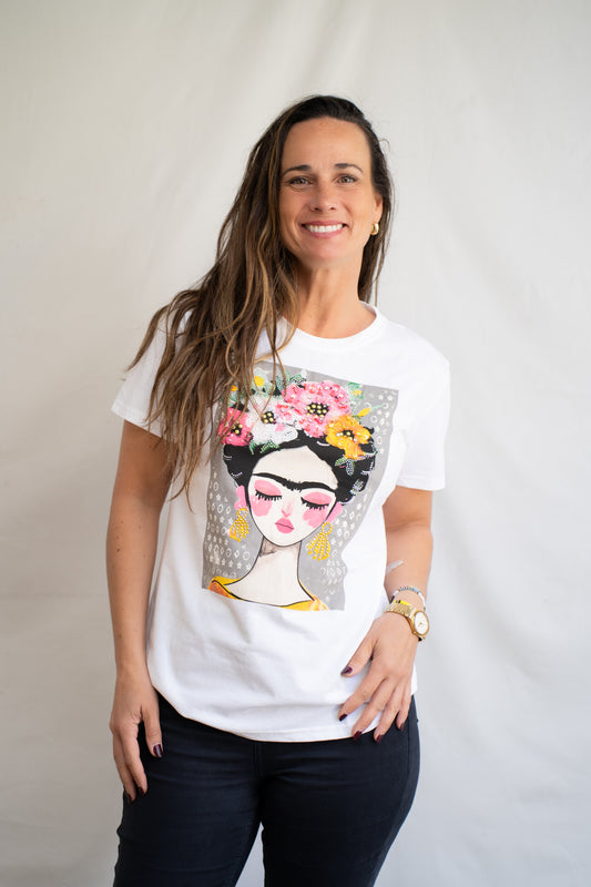Polera Frida Blanca