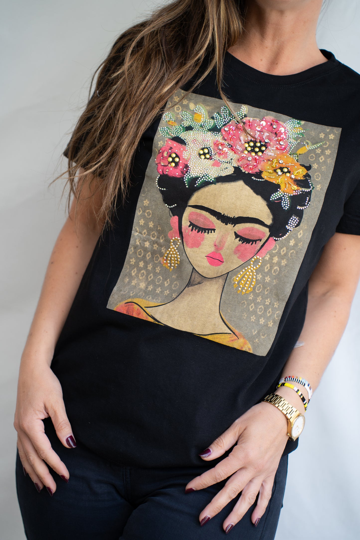 Polera Frida Negra
