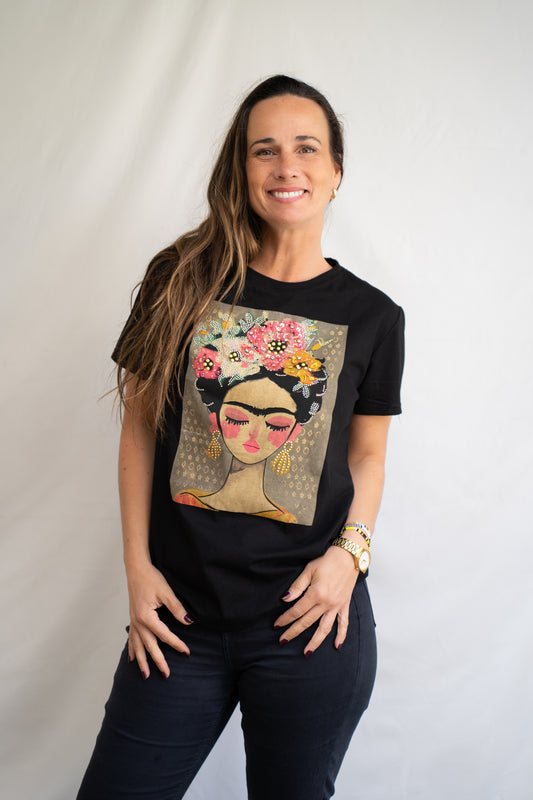 Polera Frida Negra