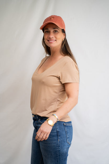 Polera Isabel Camel Básica