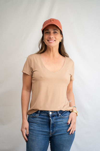 Polera Isabel Camel Básica