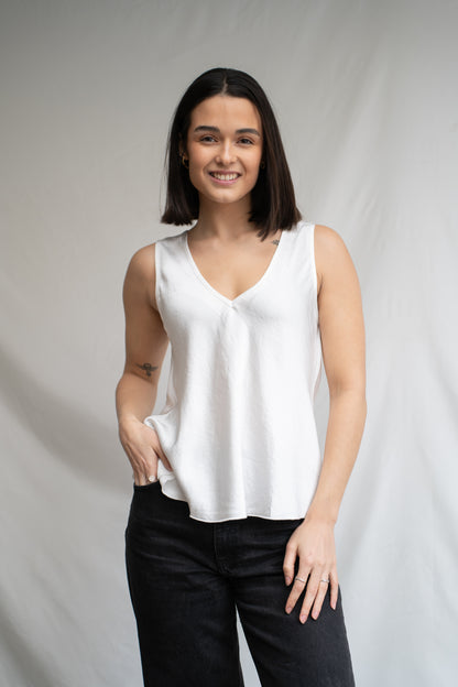 Polera Mariane Blanca Satinada-Polera-Picaflor