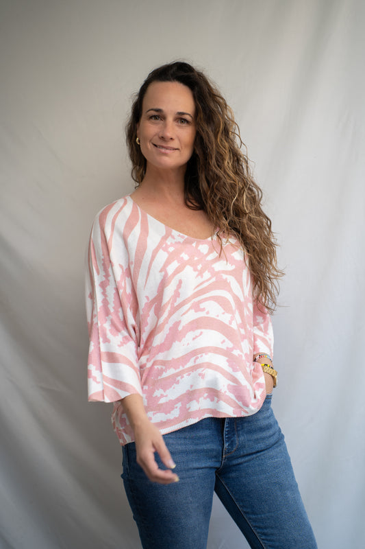 Polera Mika Rosa Hilo