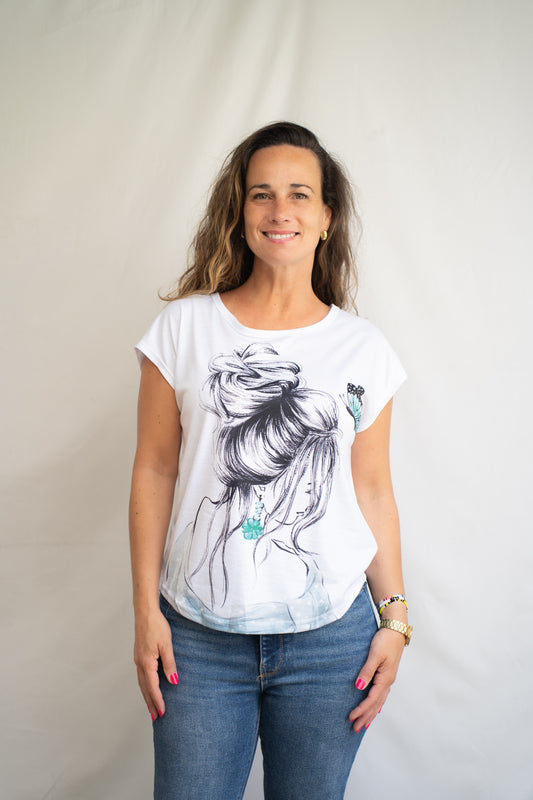 Polera Moni Blanca