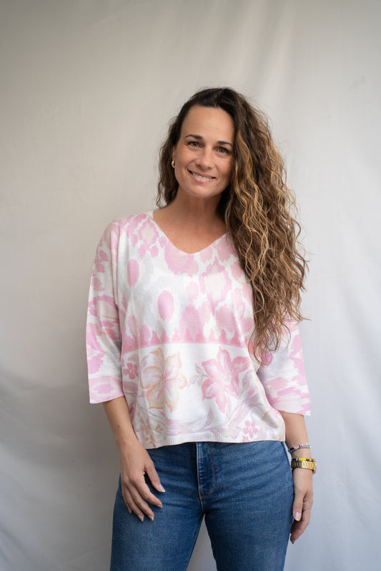 Polera Pimi Rosa Hilo
