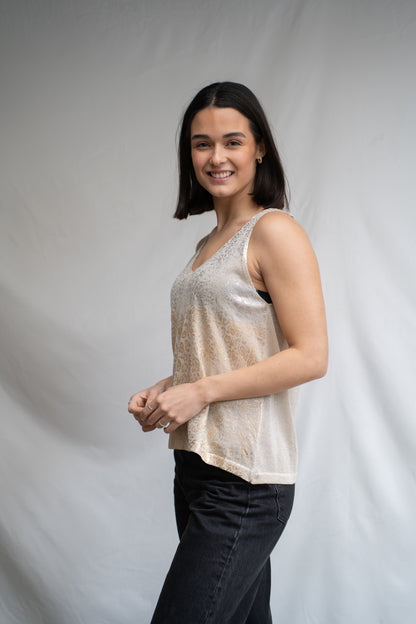Polera Ross Beige Print-Polera-Picaflor