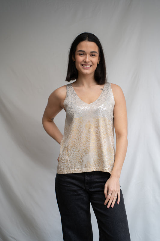 Polera Ross Beige Print-Polera-Picaflor