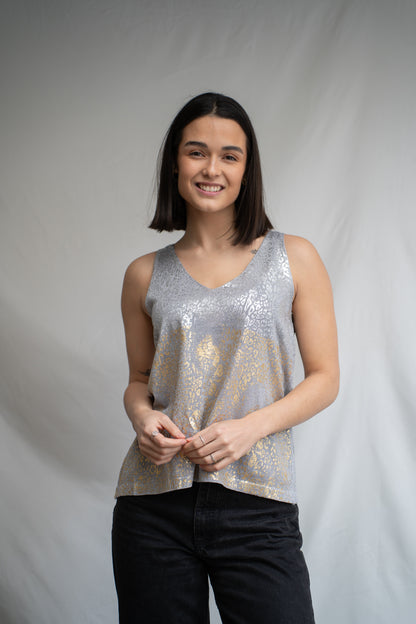 Polera Ross Gris Print-Polera-Picaflor