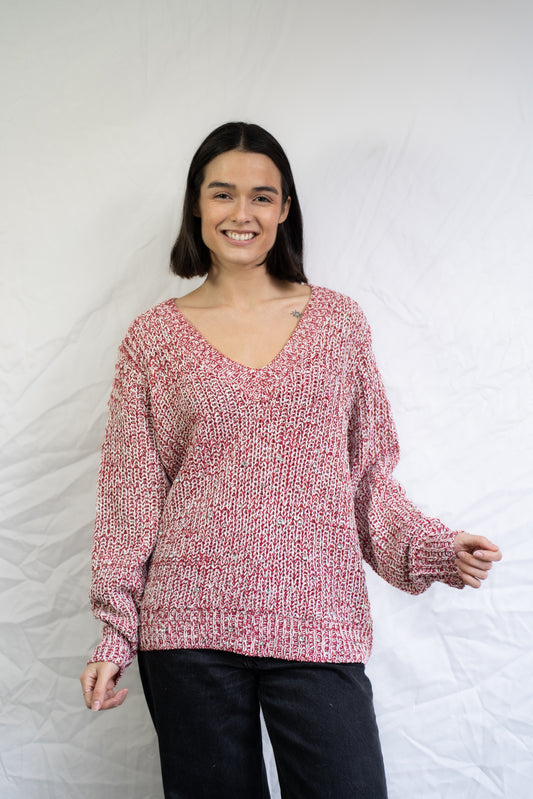 Sweater Chini Rojo Brillos-Sweater-Picaflor