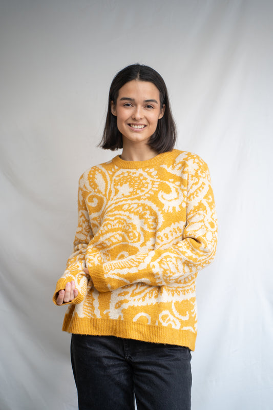 Sweater Dibri Amarillo Brillos-Sweater-Picaflor