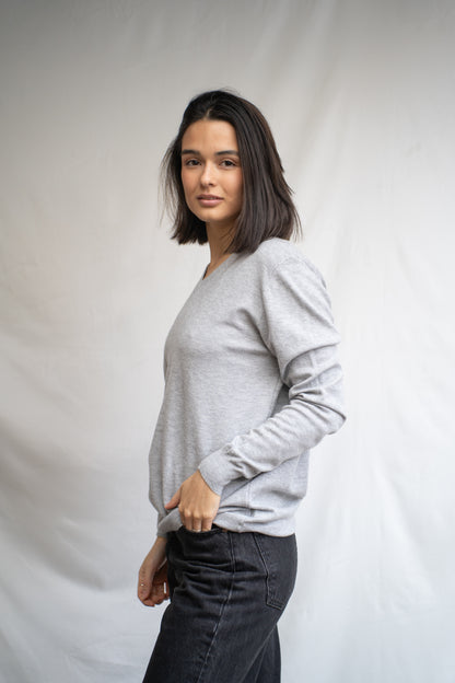 Sweater Feran Gris Básico