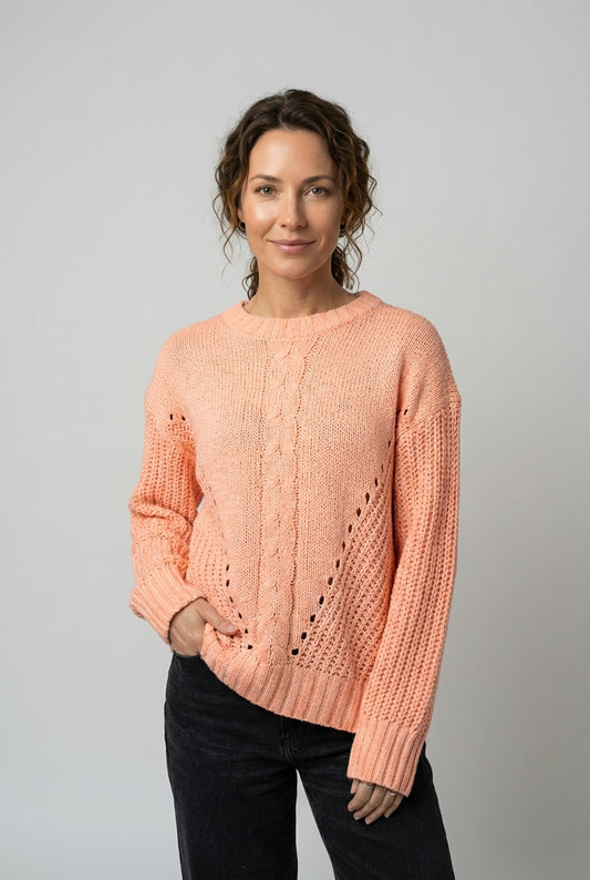 Sweater Libe Damasco Trenzado