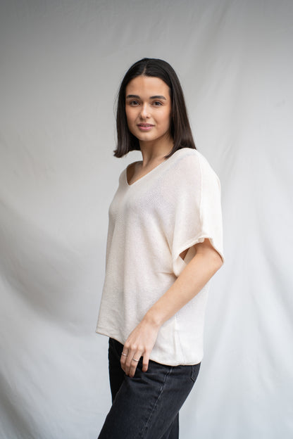 Sweater Mussa Crema Hilo-Sweater-Picaflor