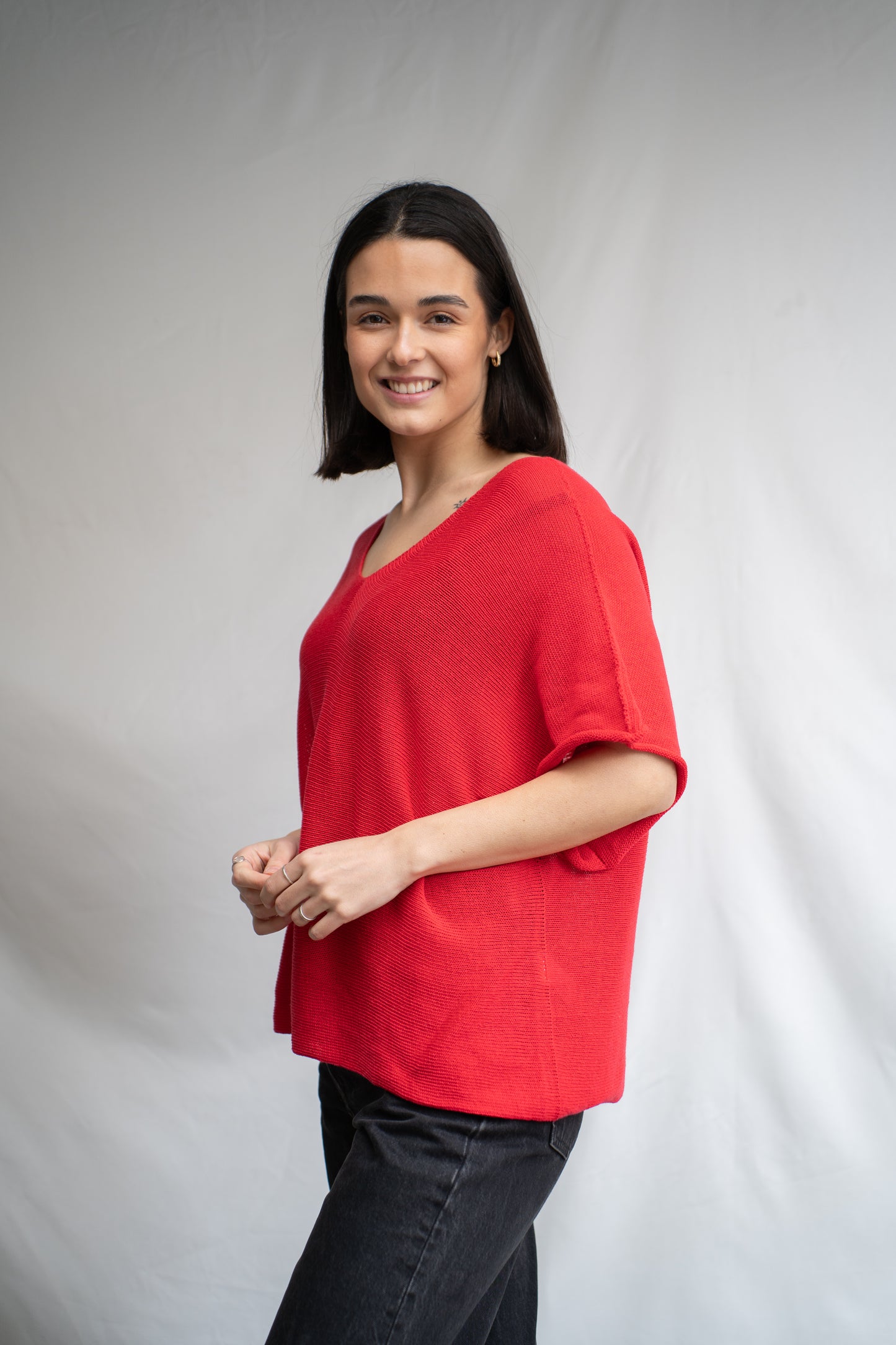 Sweater Mussa Rojo Hilo-Sweater-Picaflor